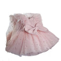 Robe princesse rose poudré perlée pour fille | Mini Elegance