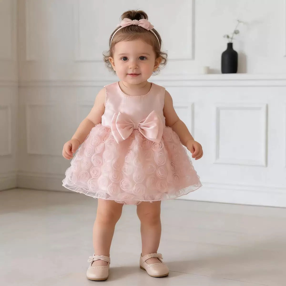 Robe Princesse Rosette Bébé Fille