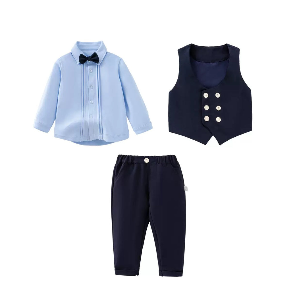 Ensemble Cérémonie Prestige Bleu Marine 4 Pièces