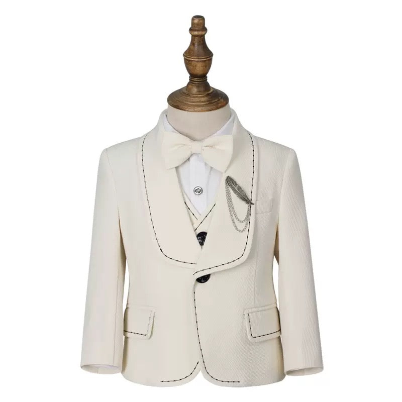 Mini Elegance – Costume Cérémonie Garçon Ivoire Prestige