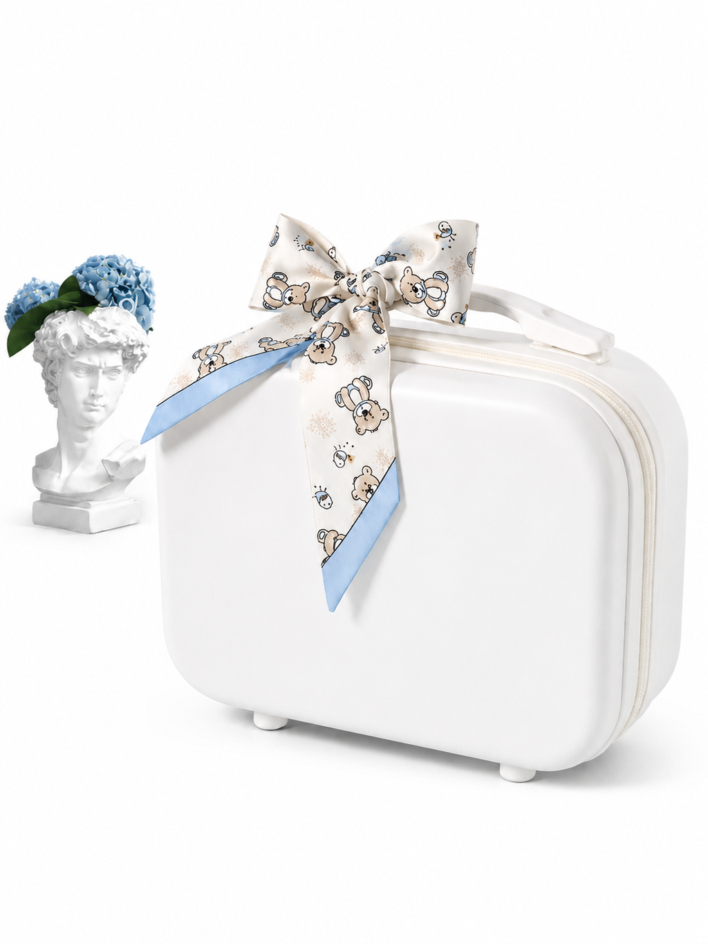 Coffret Naissance Luxe Bleu – 27 Pièces avec Valisette Premium