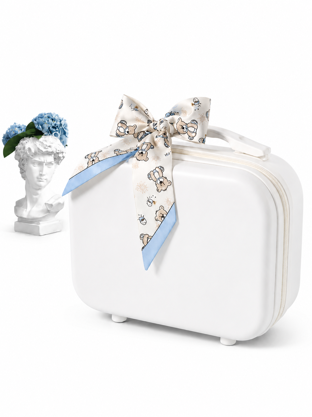 Coffret Naissance Luxe Bleu – 27 Pièces avec Valisette Premium