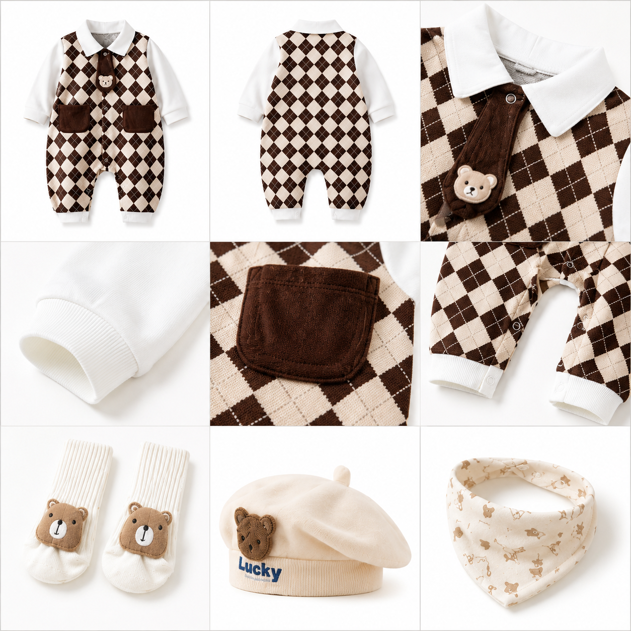 Coffret Naissance Gentleman Vintage – Collection Ours Brun