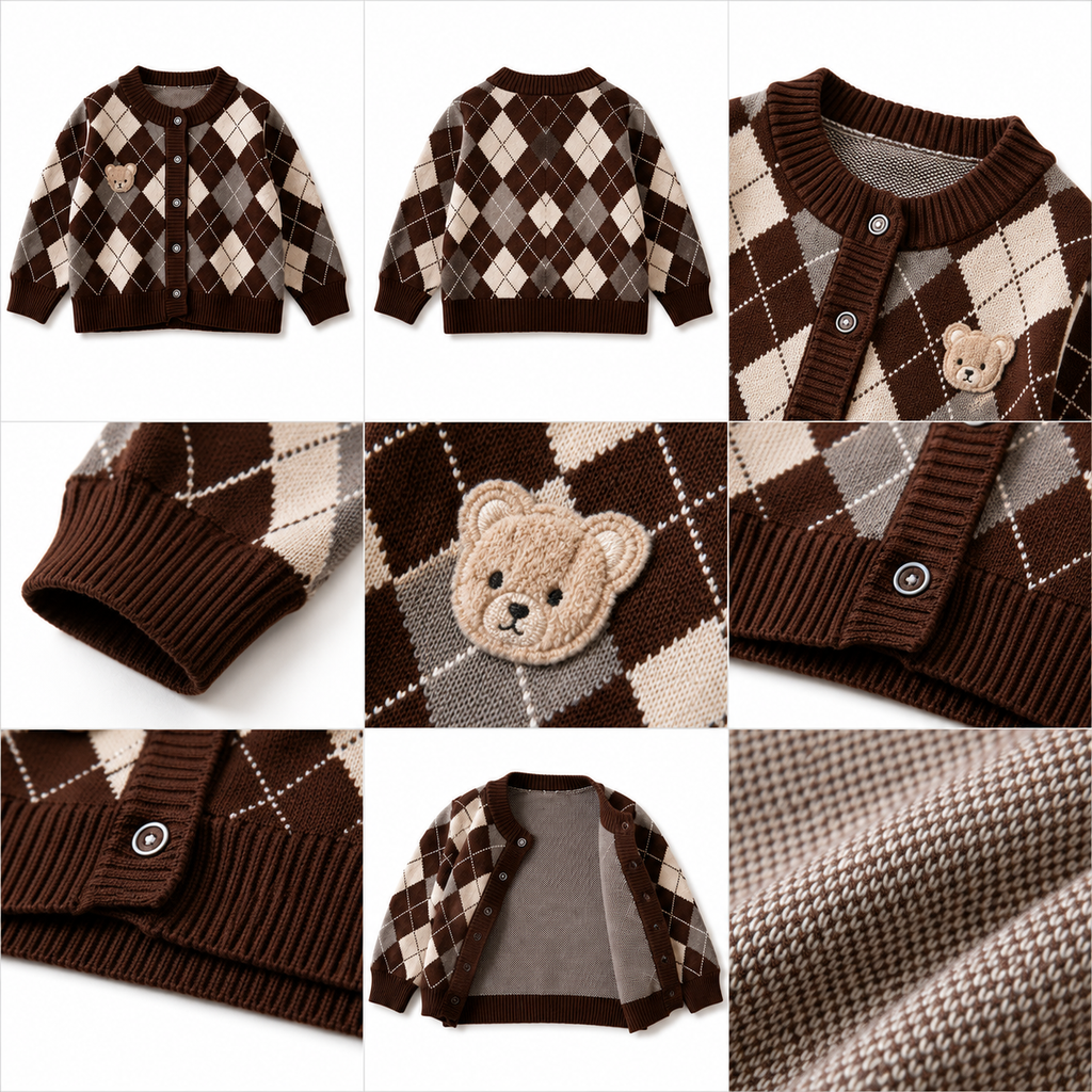 Coffret Naissance Gentleman Vintage – Collection Ours Brun