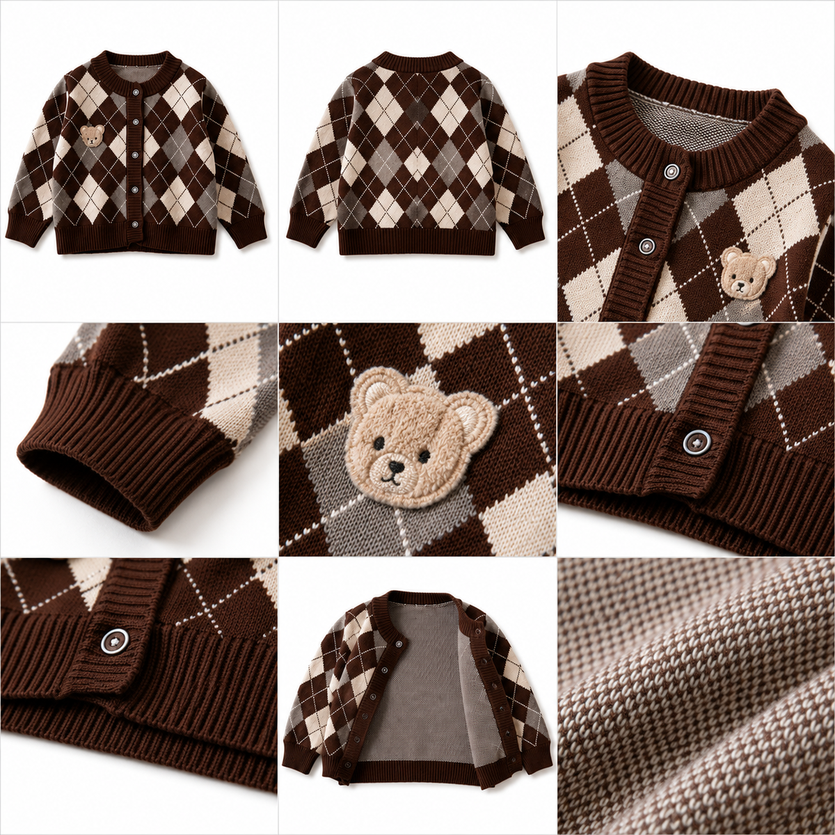 Coffret Naissance Gentleman Vintage – Collection Ours Brun